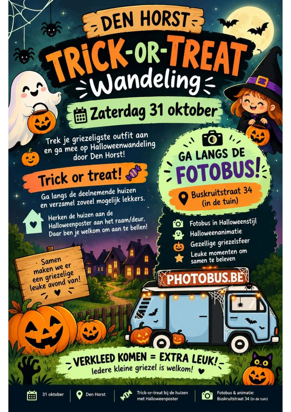 Trick-or-Treat Wandeling Den Horst