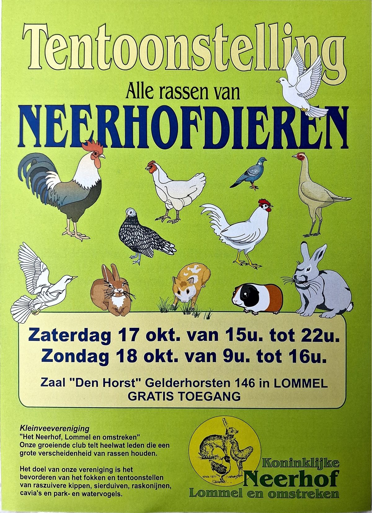tentoonstelling Neerhofdieren