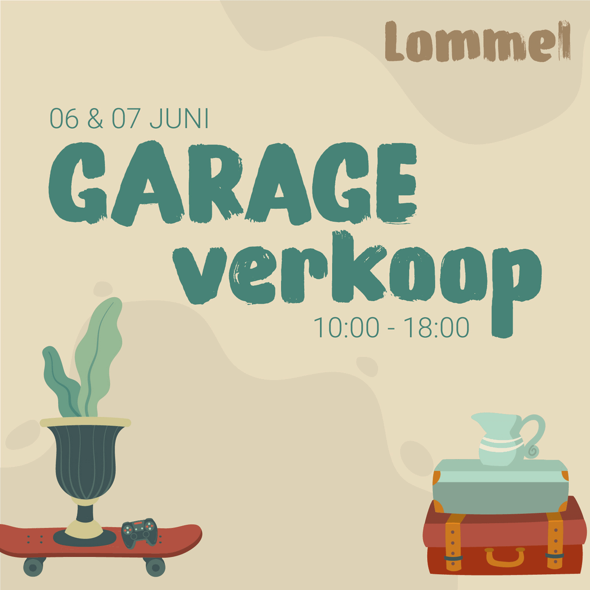 Garageverkoop groot