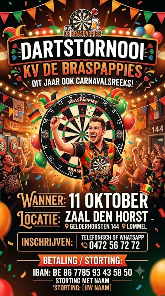 Dartstornooi KV De Braspappies