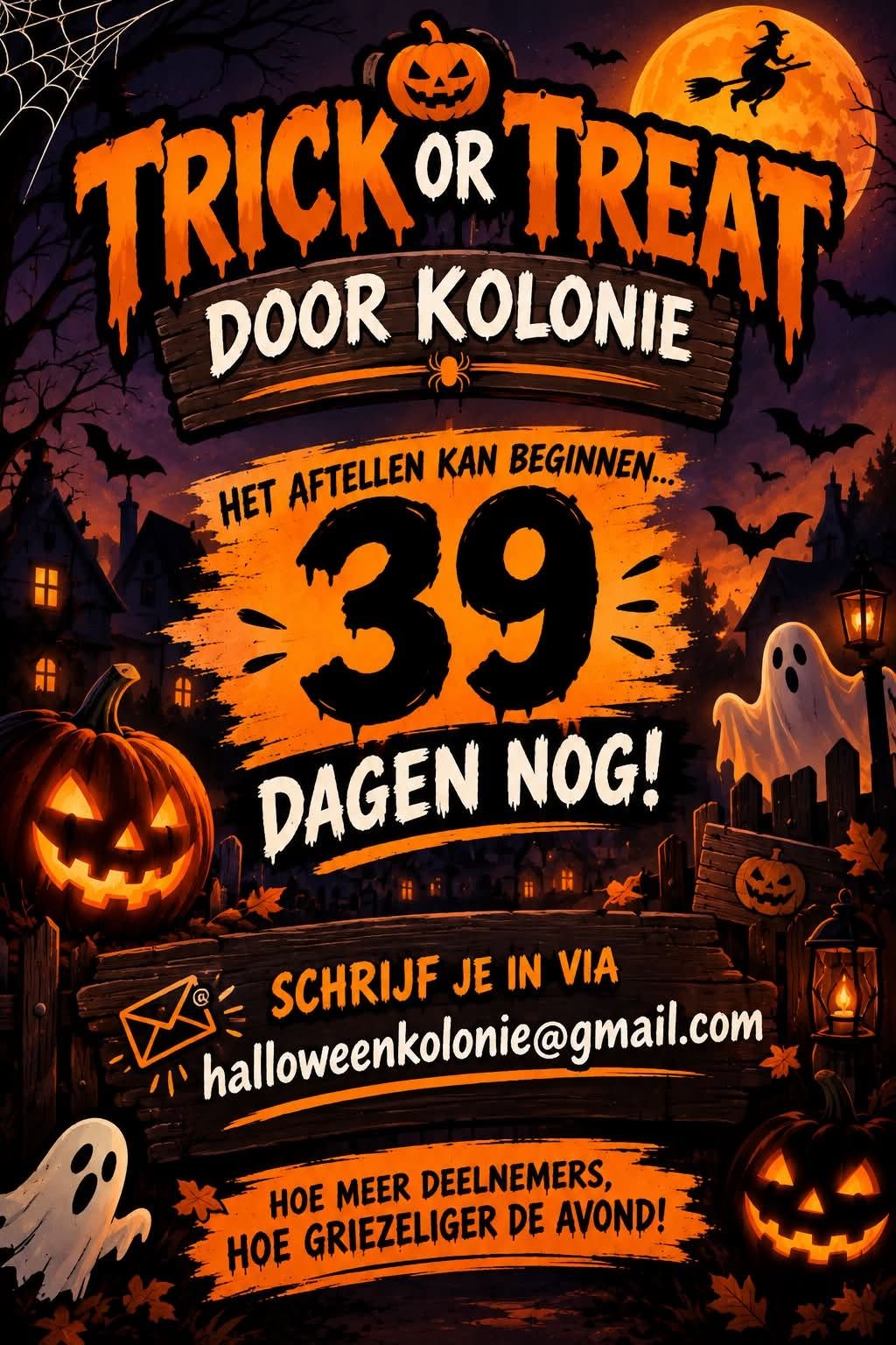 Trick or treat door Kolonie